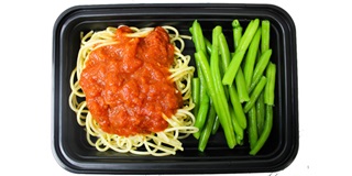 Pasta with Tomato Sauce and Green Beans